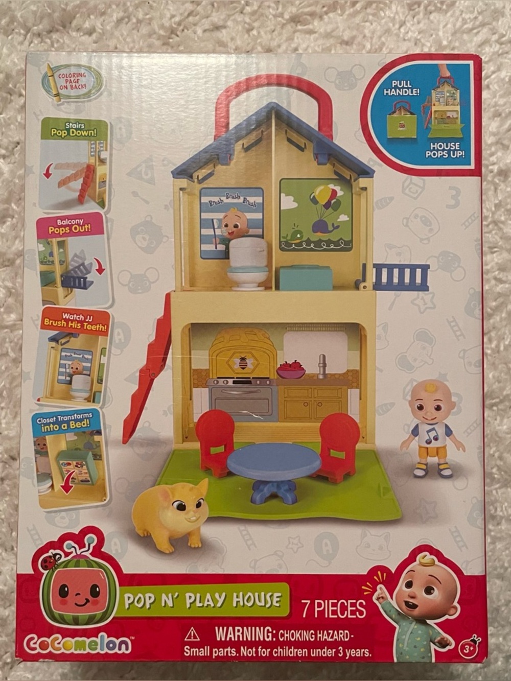 Cocomelon Pop N Play House New in Box but box does have some damage